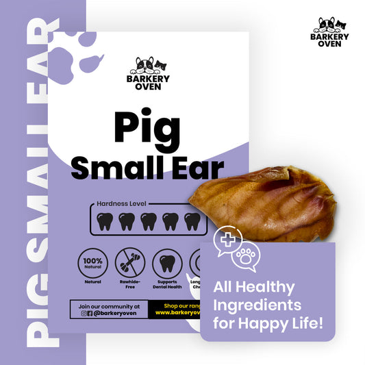 Barkery Oven Pig Small Ear - Small (50 Gram)