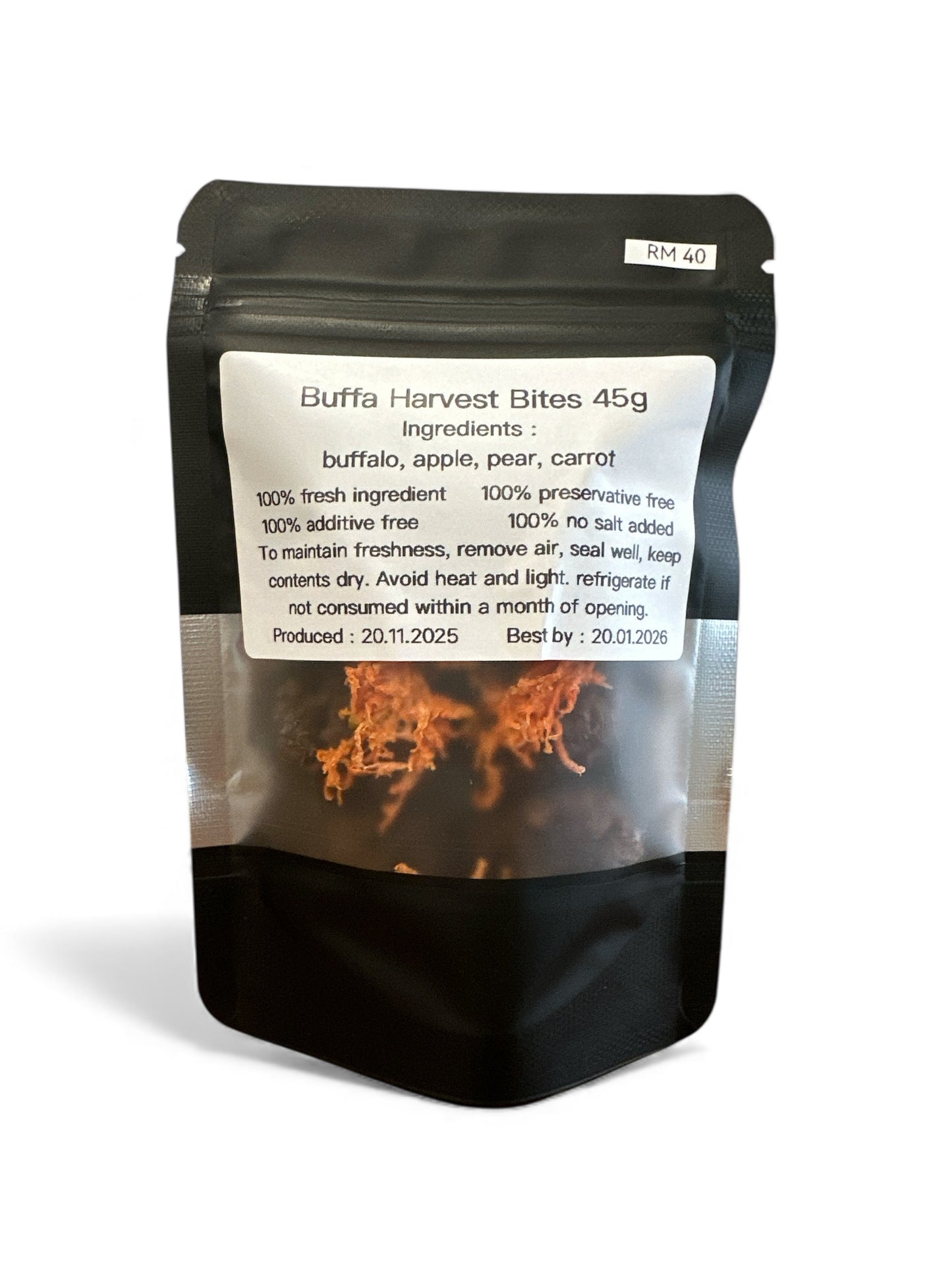Woof Pantry Buffa Harvest Bites 45g
