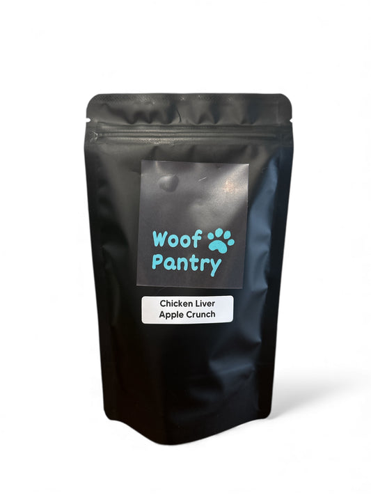 Woof Pantry Chicken Liver Apple Crunch 55g
