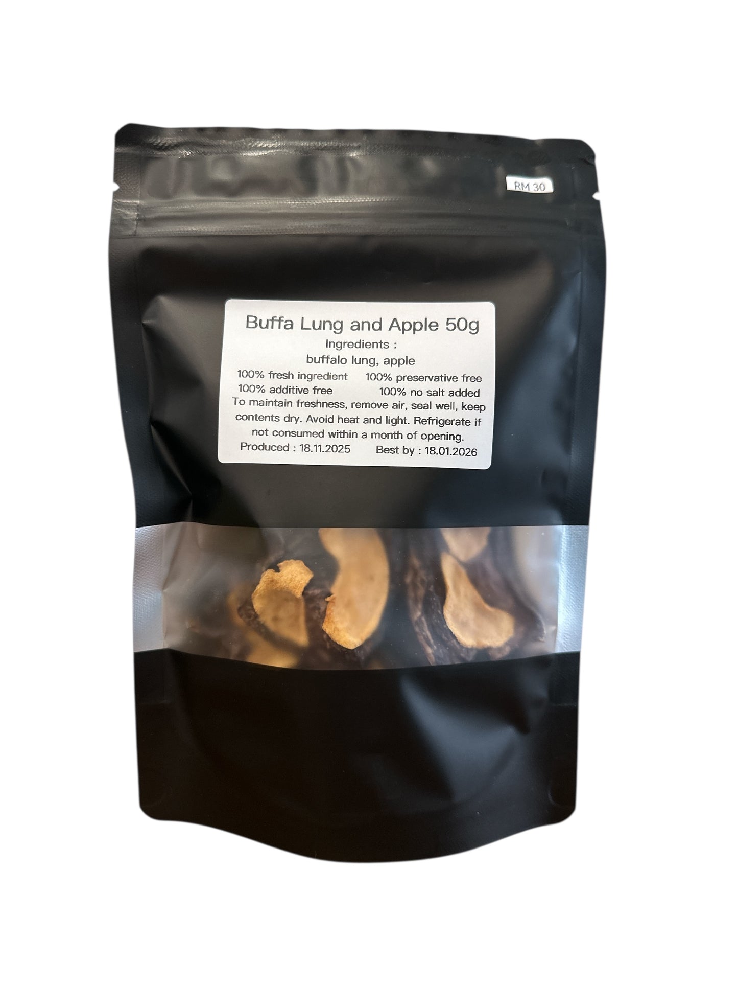 Woof Pantry Buffa Lung and Apple 50g