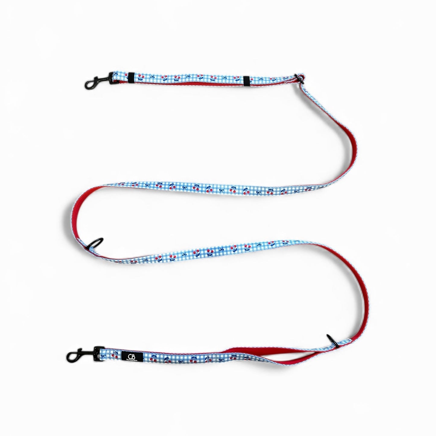 Brighton Multiway Handsfree Leash in Cherry Checks