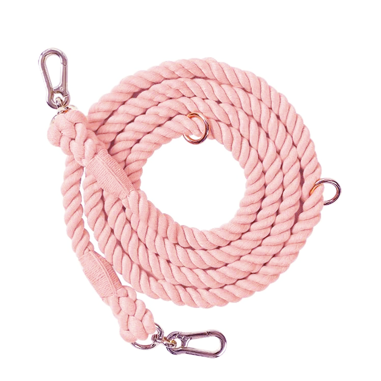 Multiway Handsfree Training Rope Leash in Sweet Pink