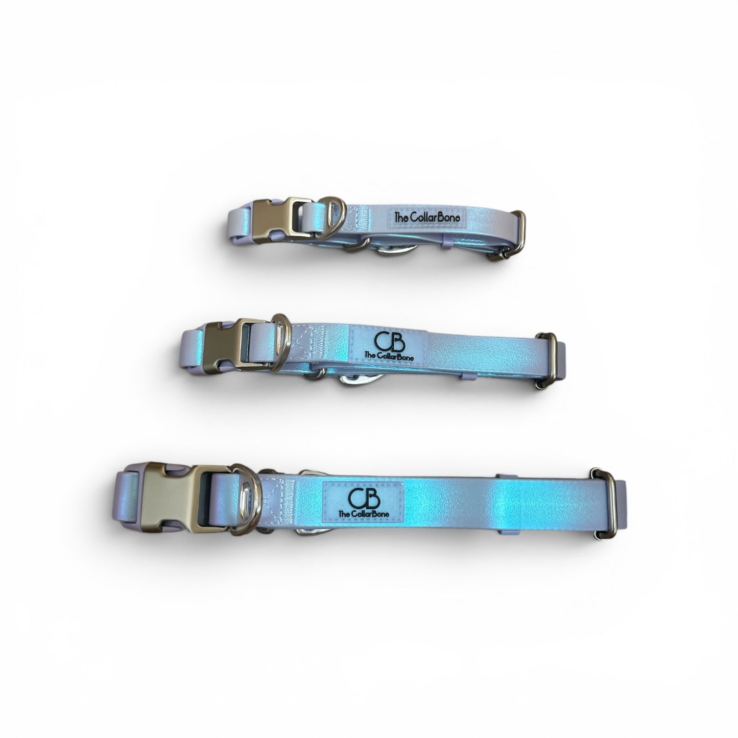 Oceane 2.0 2-in-1 Waterproof Martingale Collar in Iridescent Tide (Purple)