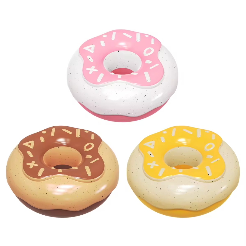 Chocolate Donut TPR Rubber Chew Toy