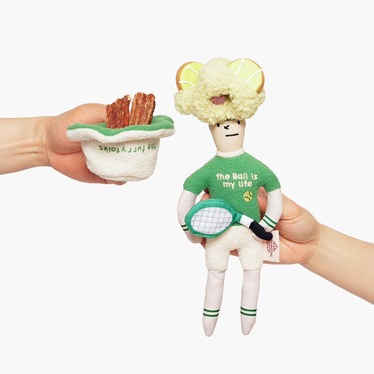 The FurryFolks – Tennis Hooman Nosework Toy