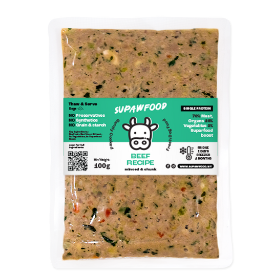 SUPAWFOOD GENTLY COOKED BEEF RECIPE (100G)