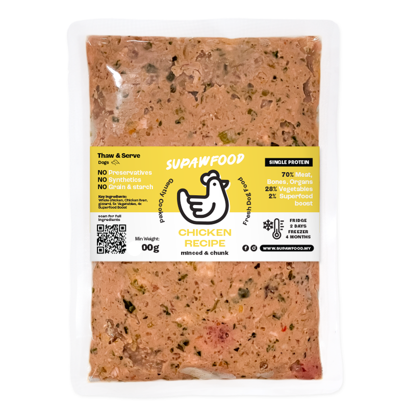 SUPAWFOOD GENTLY COOKED CHICKEN RECIPE (200G)