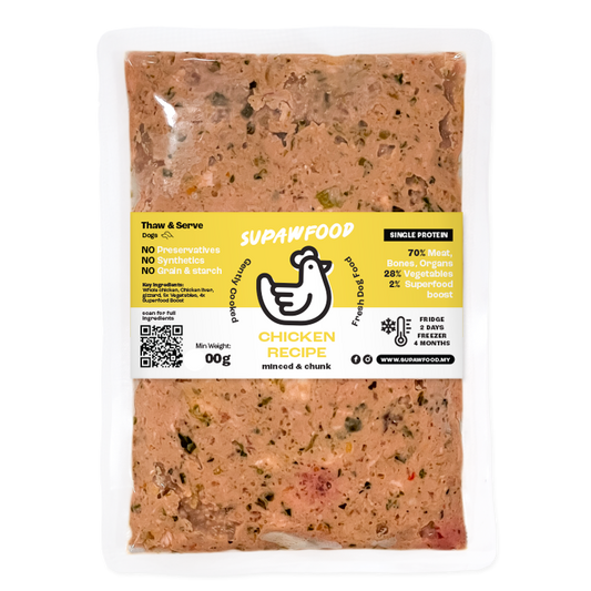 SUPAWFOOD GENTLY COOKED CHICKEN RECIPE (200G)