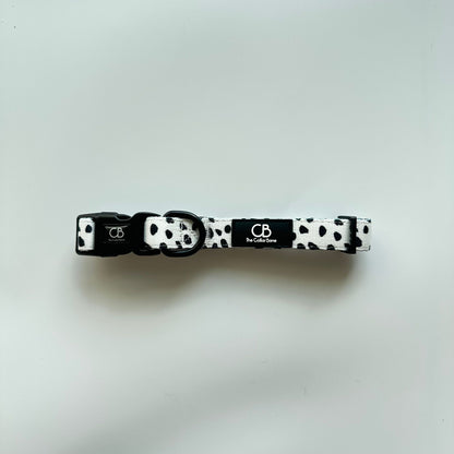 Halston Adjustable Pet Collar in Dalmatian