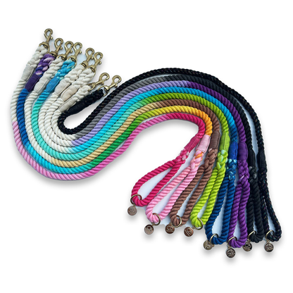 Koko Rope Leash in Ombré Black & White