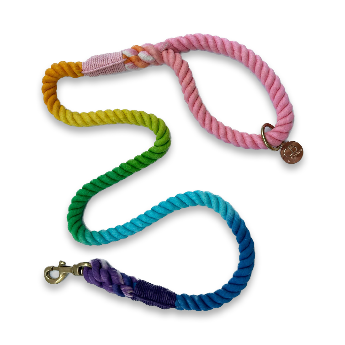 Koko Rope Leash in Rainbow