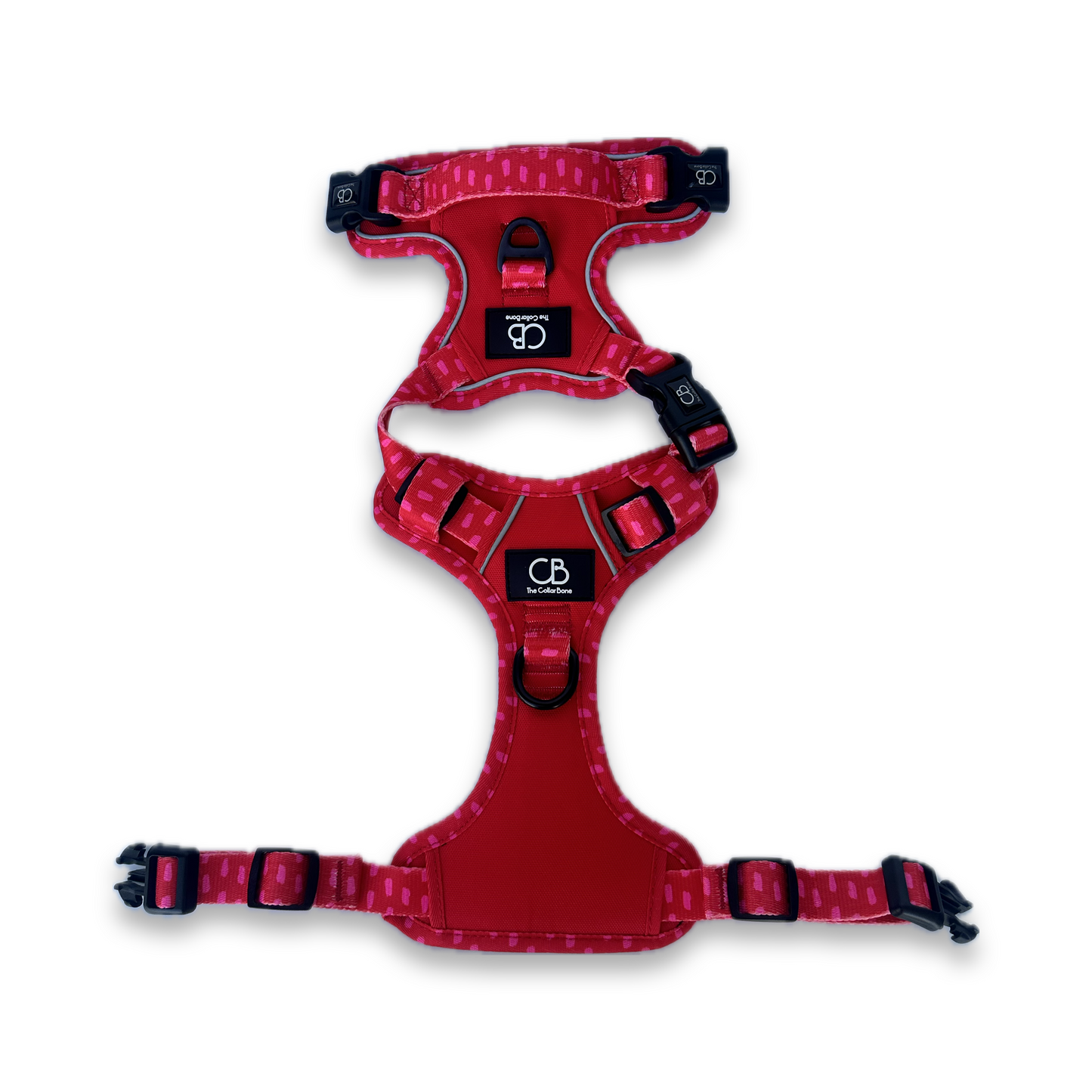 Oxford Active No-Pull Harness in Raspberry Red