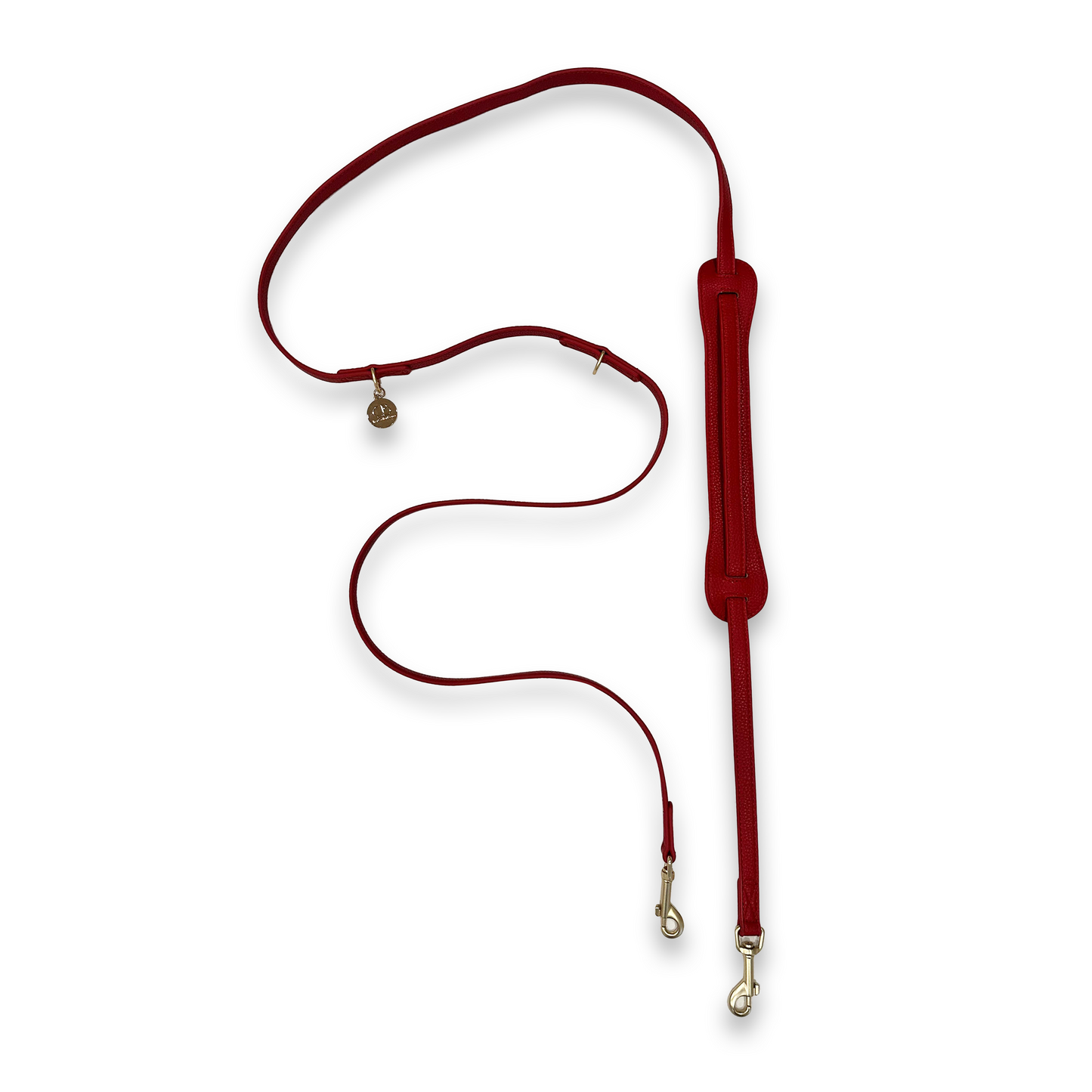 Zaara Collection - Multiway Handsfree Leash in Velvet Red