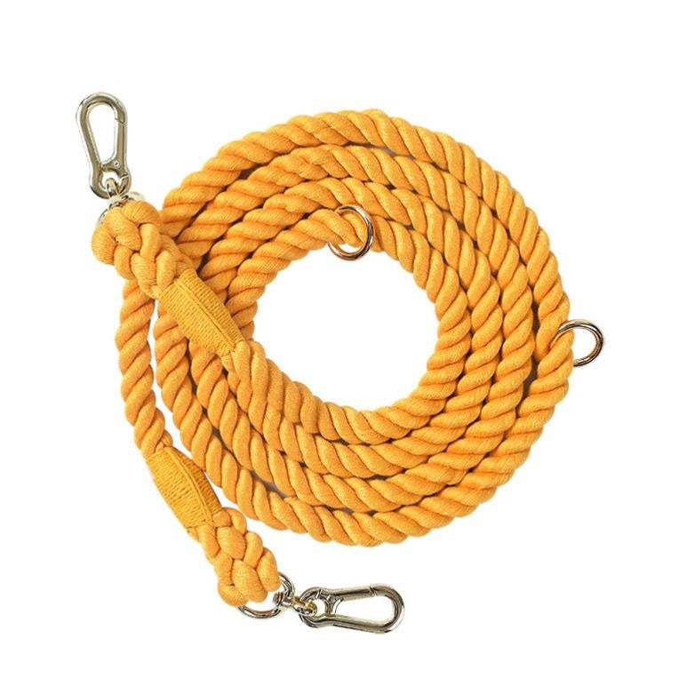 Six-way Handsfree Rope Leash in Marmalade
