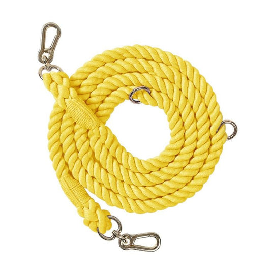 Six-way Handsfree Rope Leash in Lemon Yellow