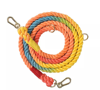 Multiway Handsfree Training Rope Leash in Sunset