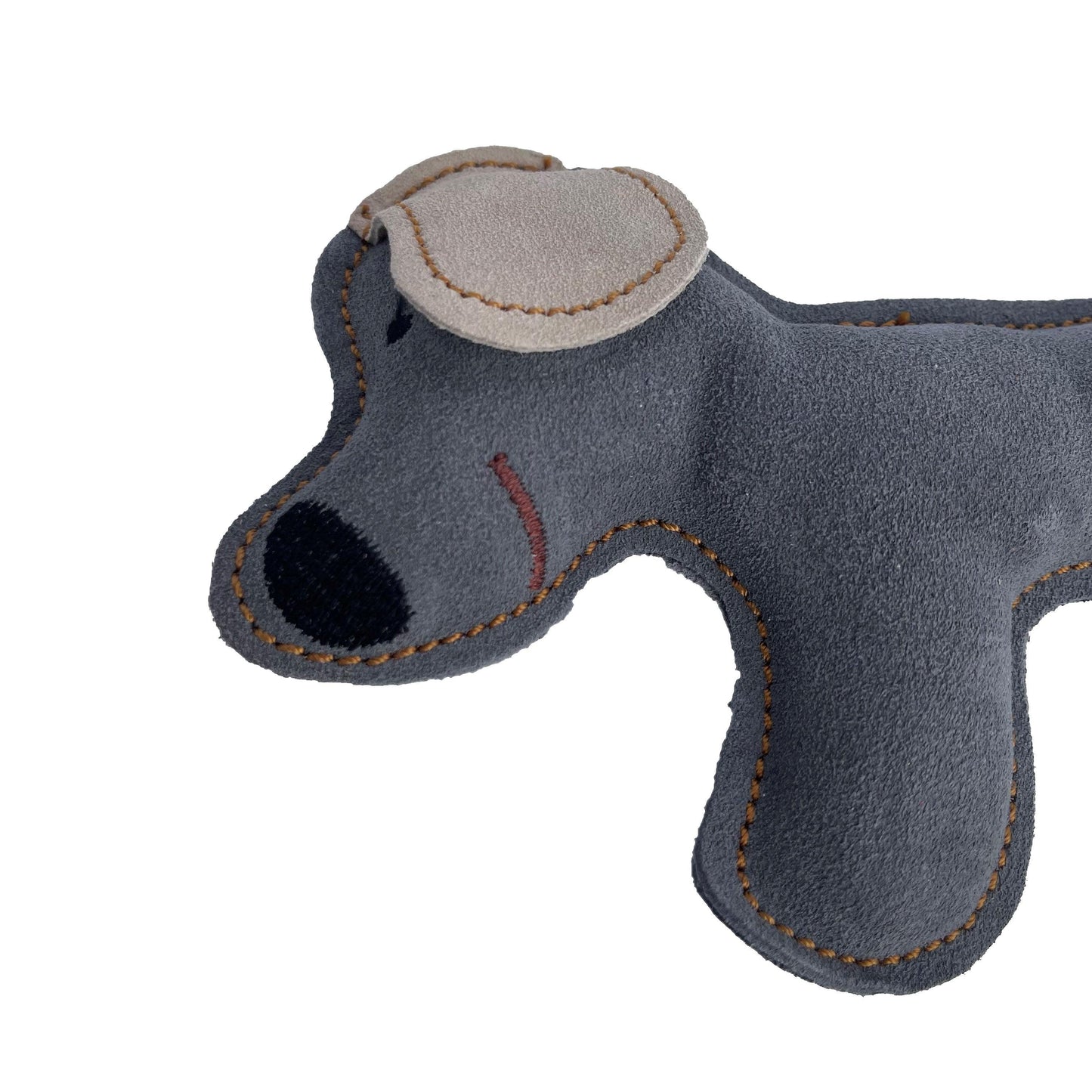 Grey Puppy Cowhide Chew Toy