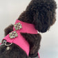 Jewel Cat/Dog Harness and Leash Set in Pink