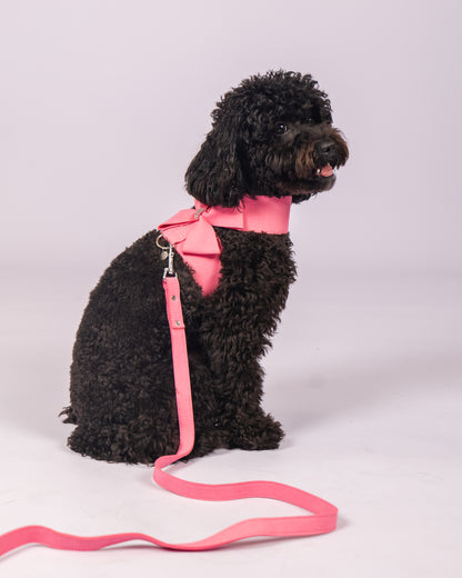 Crystal Cat/Dog Harness and Leash Set in Pink